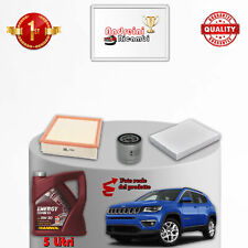 KIT TAGLIANDO 3 FILTRI E OLIO JEEP COMPASS II 1.4 MULTIAIR 103KW 140CV 2017 ->