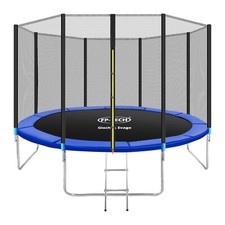 TRAMPOLINO ELASTICO DA GIARDINO 3,05 M Ø 305 TAPPETO ELASTICO ESTERNO SPORT RETE