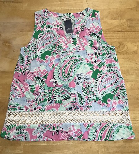 Camicia canotta estiva paisley