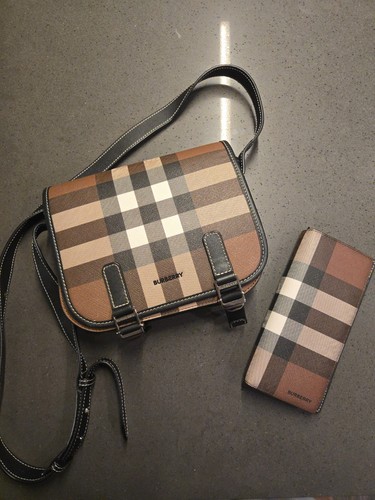 Burberry check print canvas - burberry,