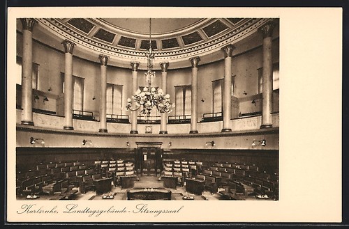 Cartolina karlsruhe edificio - cartolina,