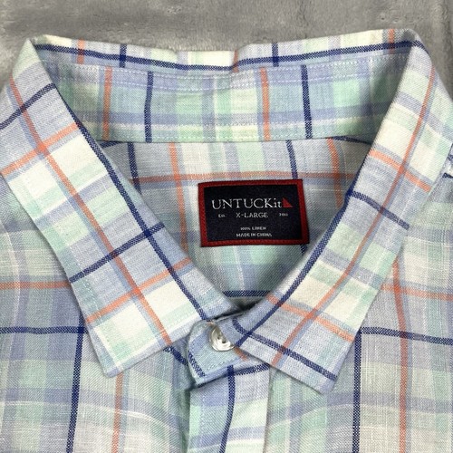 Untuckit camicia uomo blu - camicia,