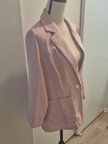 Giacca blazer donna rosa
