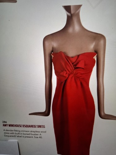 Dsquared2 abito rosso - rosso, senza