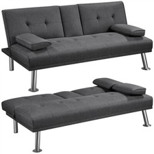 Divano letto con braccioli - divano, 2