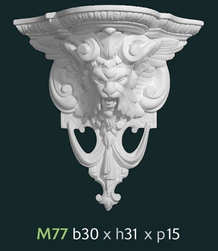 Capitello gesso decorativo - capitello, in