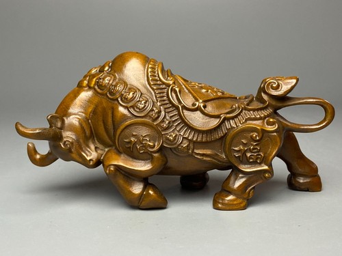 Statua mucca toro cina - toro, 4,2"