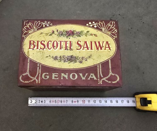 Scatola latta saiwa - scatola, in