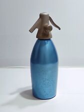 Bottiglia Seltz vintage USATA con sifone – S.A.C.C.A.B. Milano Brevettato