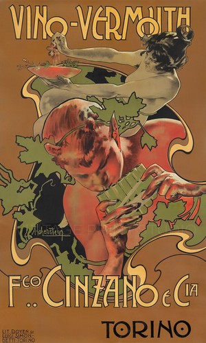 Vermouth cinzano 1898 - vermouth, art