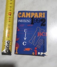 LIBRETTO CAMPARI PREZIOSO 1992