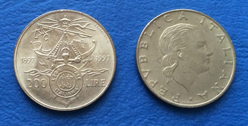 200 lire centenario - lire, lega