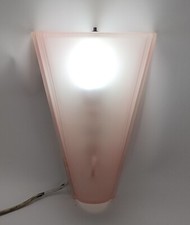 Applique vetro rosa satinato