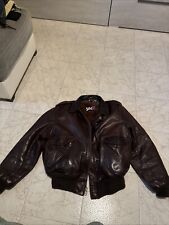 Giubbotto In Pelle Marrone SCHOTT NYC ORIGINALE 