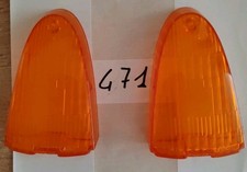 COPPIA PLASTICHE ARANCIO FANALI POSTERIORI DX SX FORD ANGLIA 4 Stagioni (S.W.)
