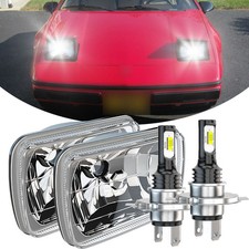 7x6" 5x7 LED faro DRL Hi-Lo