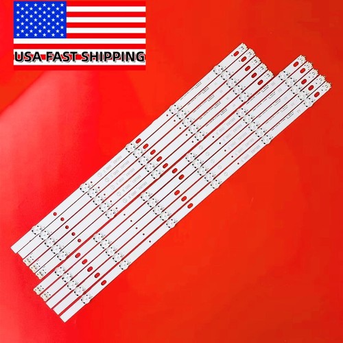 10pz strisce led per 60 - per, tv