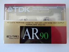 TDK AR90 Nastro Cassetta Vuoto