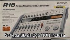 Zoom R16 Controller Midi scheda audio, registratore digitale a tracce standalon 