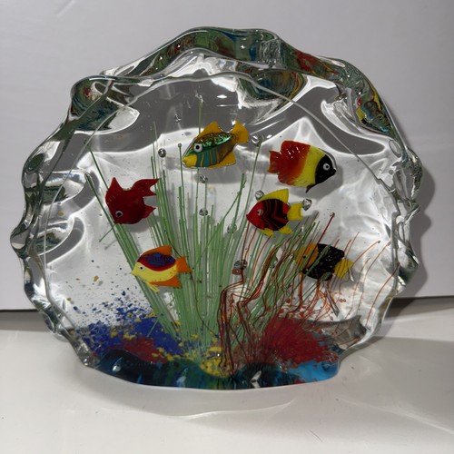 Fermacarte vintage murano - fermacarte,