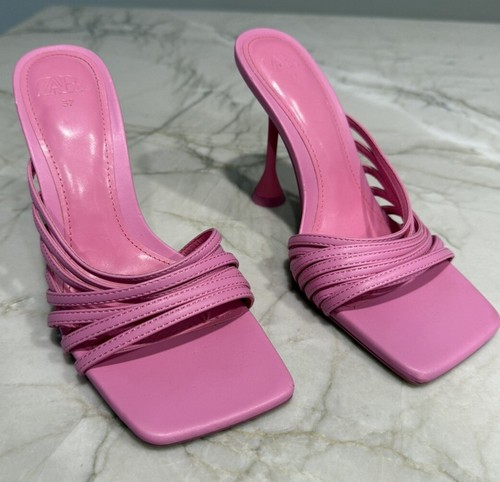 Zara sandali rosa con - zara,