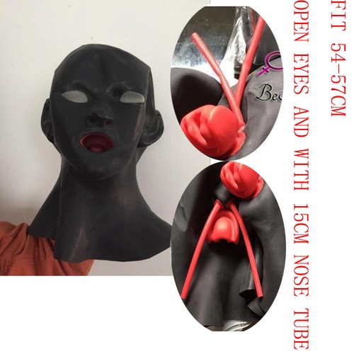 Maschera donna lattice con - donna,