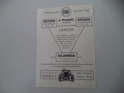Advertising pubblicità 1932 - pubblicità,