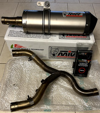 MIVV OVAL Scarico Omologato in Titanio con Coppa Carbonio - Grigio/Nero...