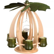 Piramide Sospesa Verde Fango