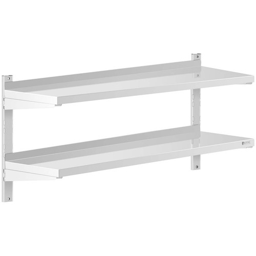 Mensola acciaio inox doppia - in,