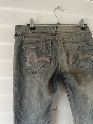 Jeans vintage evisu rosa - jeans,