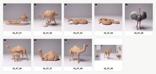 Animali dell africa set - 1:18,