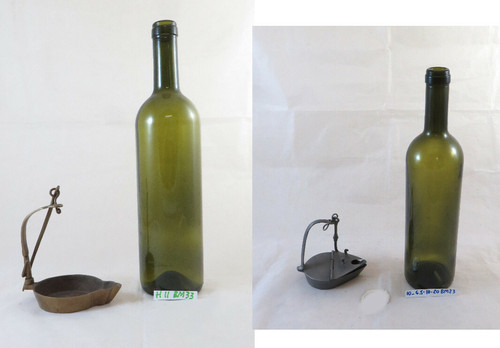 Due lampade olio antiche - ad,