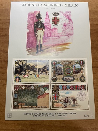 Foglio francobolli carabinieri - foglio,