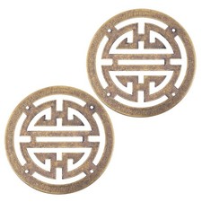 2pcs stile cinese appliques - in,