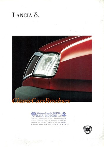 Brochure depliant lancia delta - brochure,