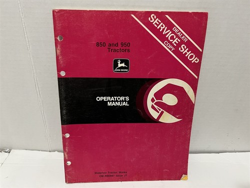 Manuale operatore john deere - manuale,