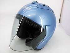 Casco Jet Arai TG-Ram2 Argento Bluastro Taglia L 59-60 cm, con Scudo e Interno