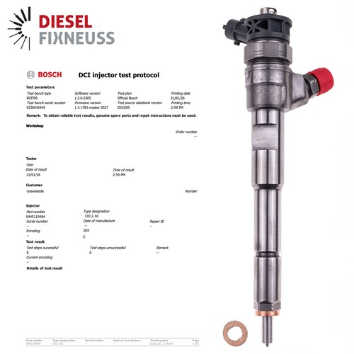 Bosch iniettore common rail - iniettore,