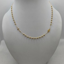 Collana girocollo rosario oro - girocollo,