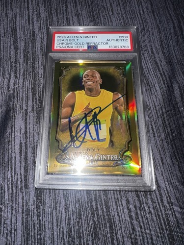 Usain bolt signed 2024 g - bolt, a&g