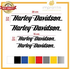 Kit adesivi HARLEY DAVIDSON 4 pezzi stickers disponibili vari colori per moto