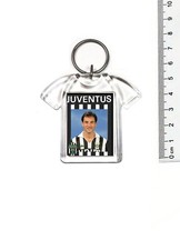 juventus squadra juve giocatore figurina portachiavi Luigi De Agostini