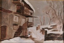 VECCHIO - Paesaggio con neve