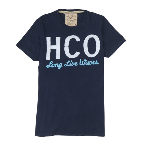 Shirt uomo hollister blu - t-shirt,