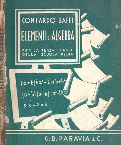 Elementi algebra per - algebra., la