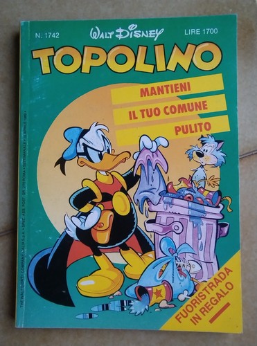 Topolino 1742 del 4 1989 - n., 16/4/1989