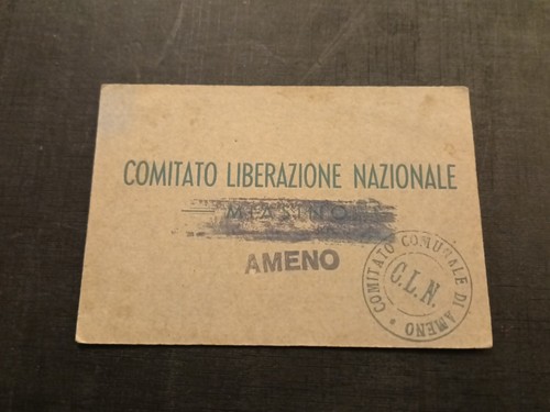 Partigiani tessera partito - partigiani,
