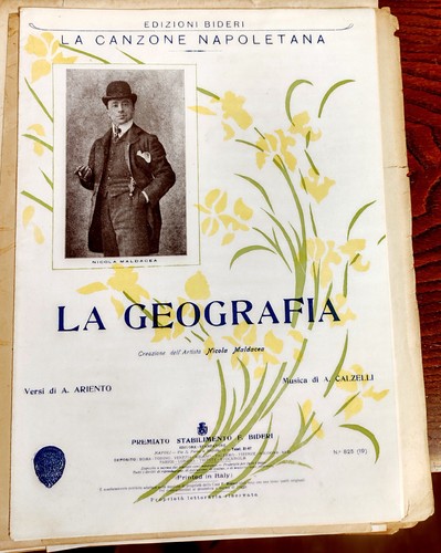 Spartito geografia nicola - spartito, la
