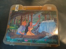POCAHONTAS DISNEY CLEMENTONI PUZZLE A DADI CUBI VINTAGE ANNI 90 VALIGETTA